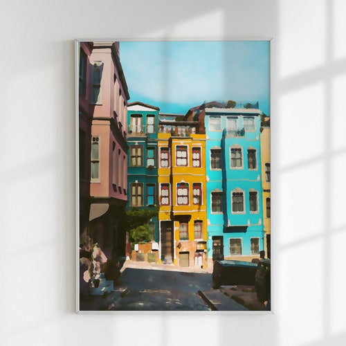 Istanbul Travel Print Istanbul Poster Istanbul Wall Art Etsy