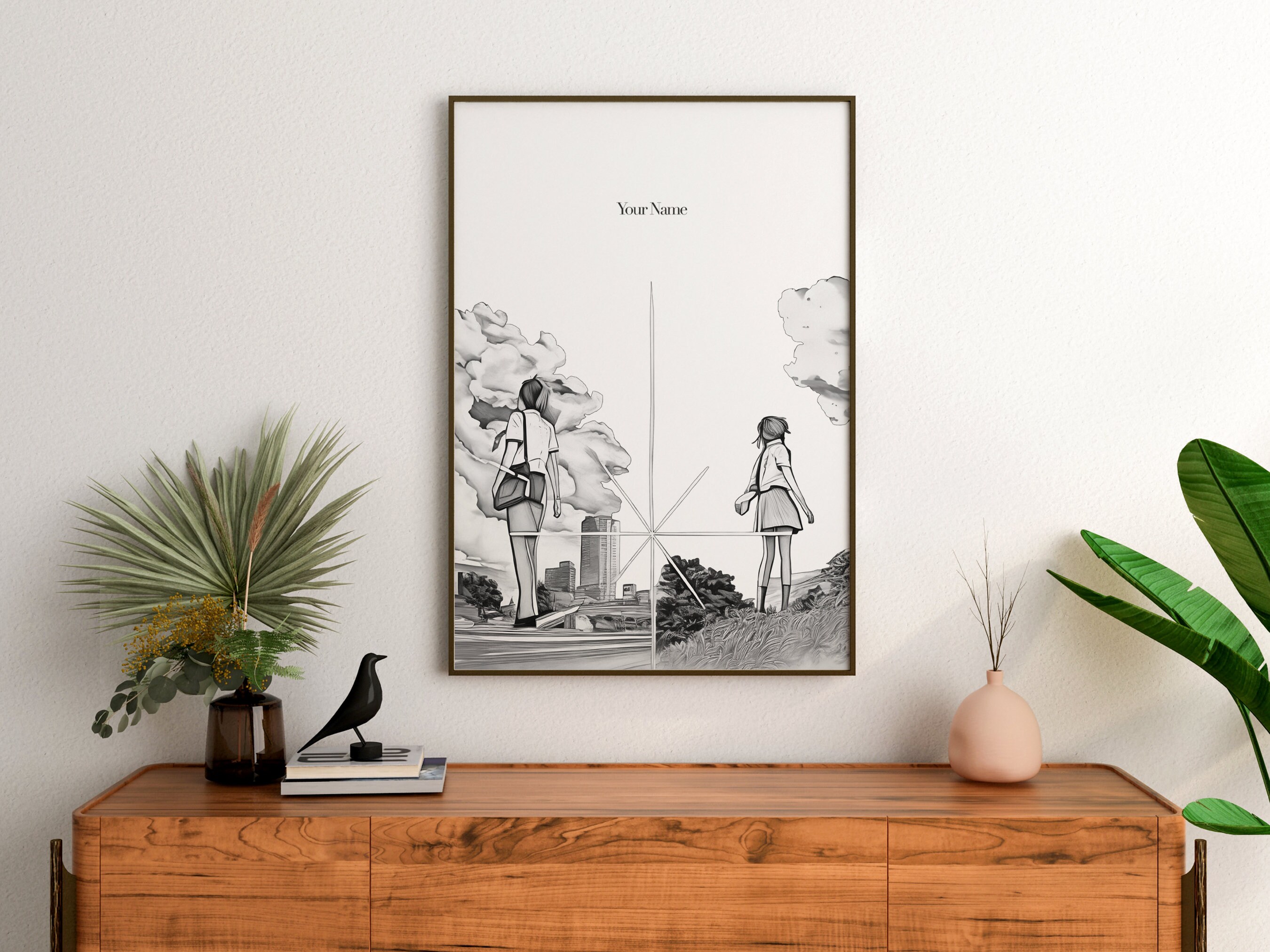Your Name Studio Ghibli Movie Poster Print, Film Fan, Geek, for Him