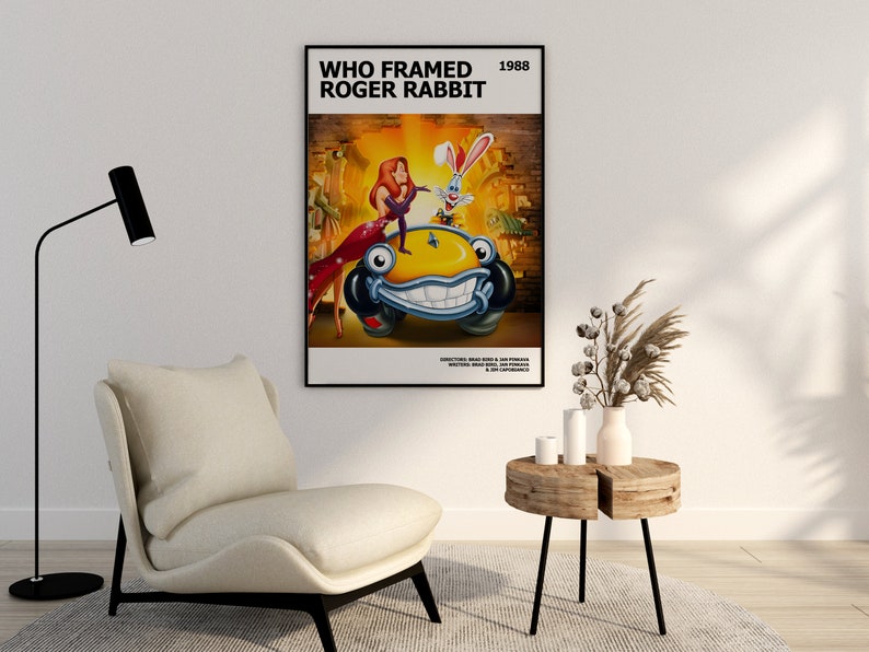 Robert Rabbit Picture Who Framed Roger Rabbit - Robert Zemeckis - Movie Poster Print, Film ...