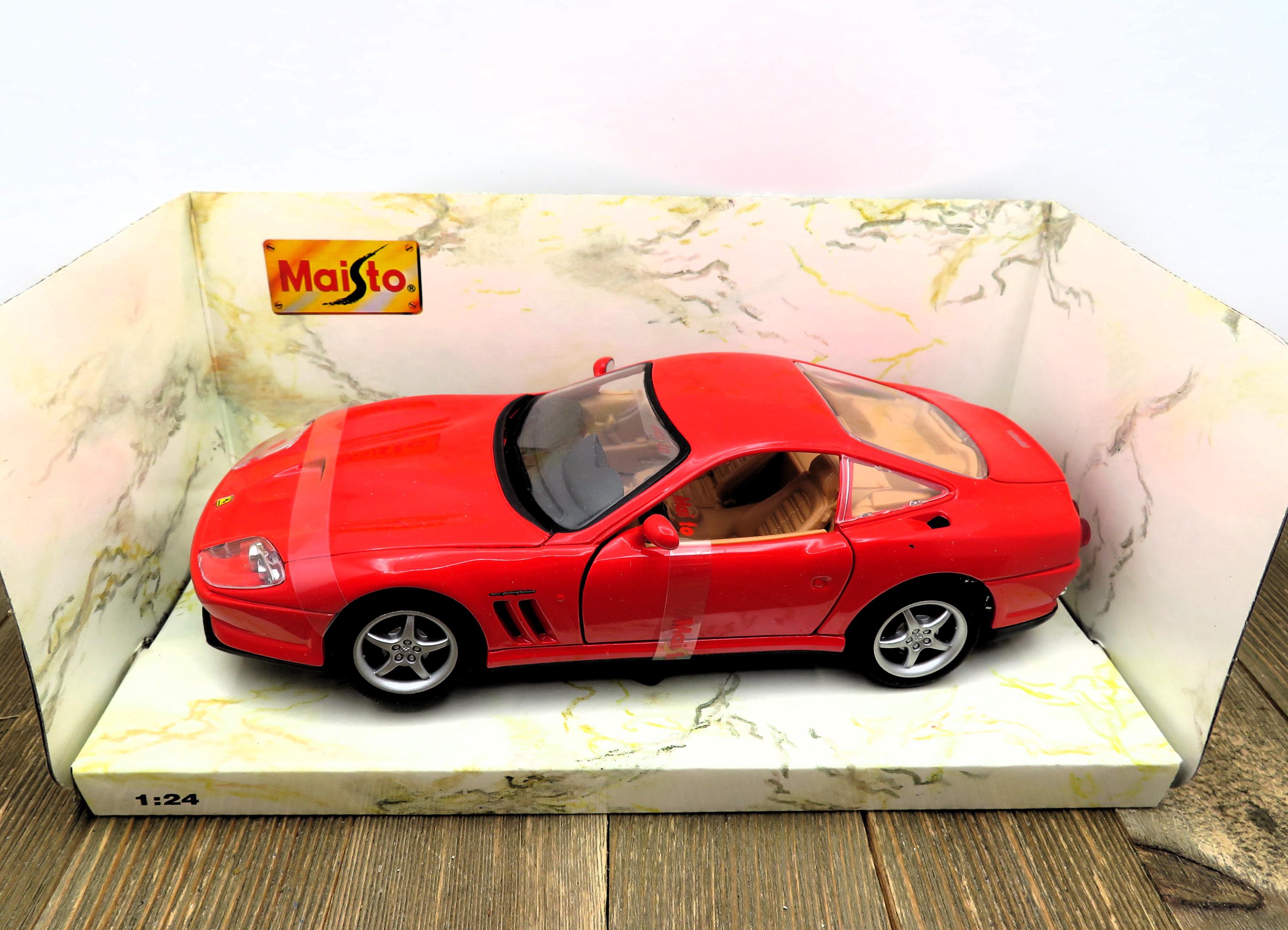 Ferrari 550 Maranello 1996 Hachette - 1/24 - N°17 Collection Les Grandes Ferrari - Avec Fascicule