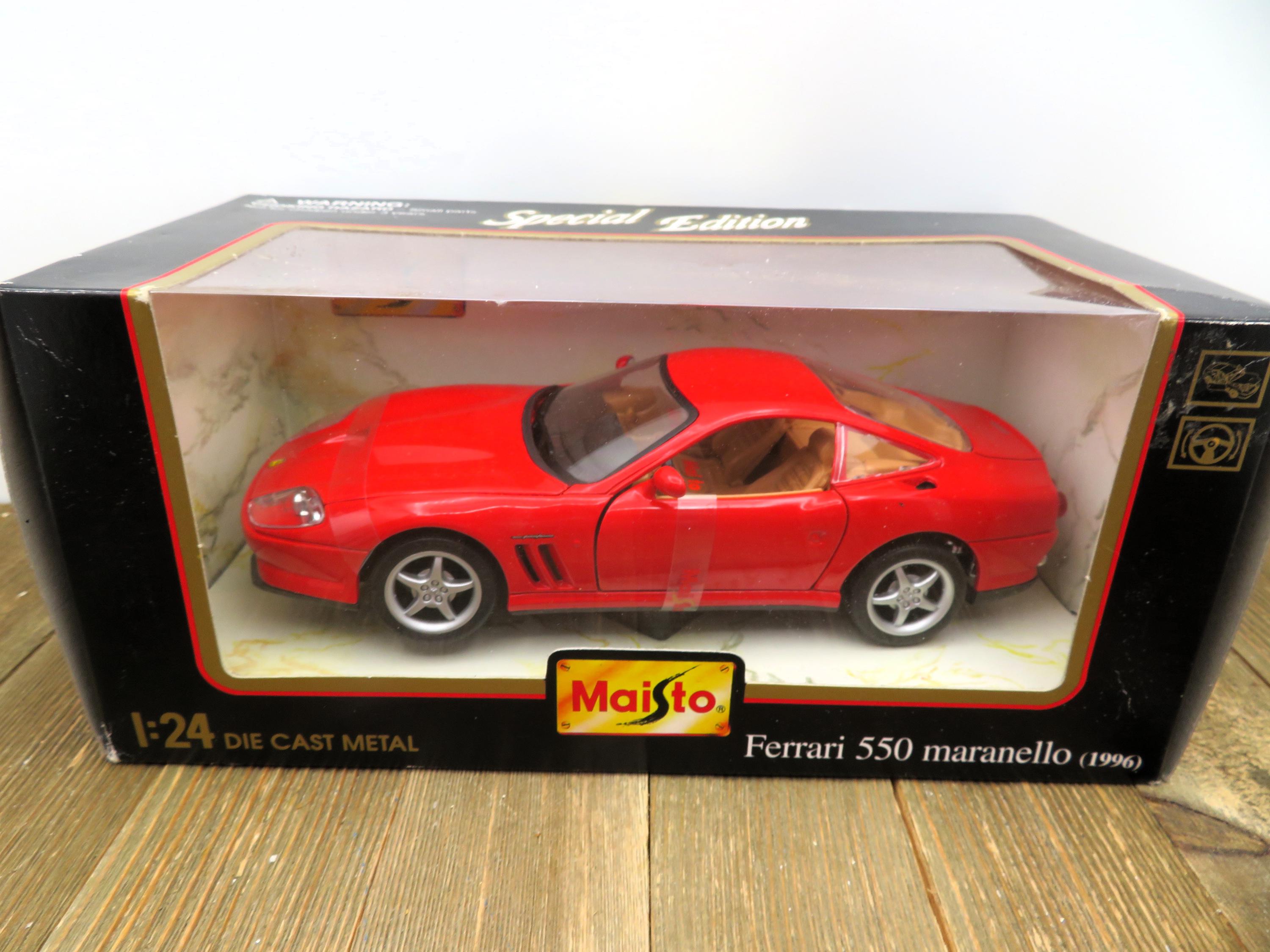 Maisto Ferrari 550 Maranello (1996) 1:24 Red Special Edition Die
