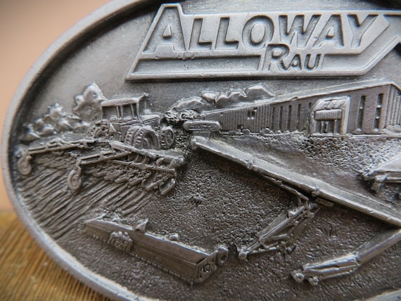 Alloway Rau Limited Edition #931220 Farming Pewter Belt Buckle-Excellent View 5
