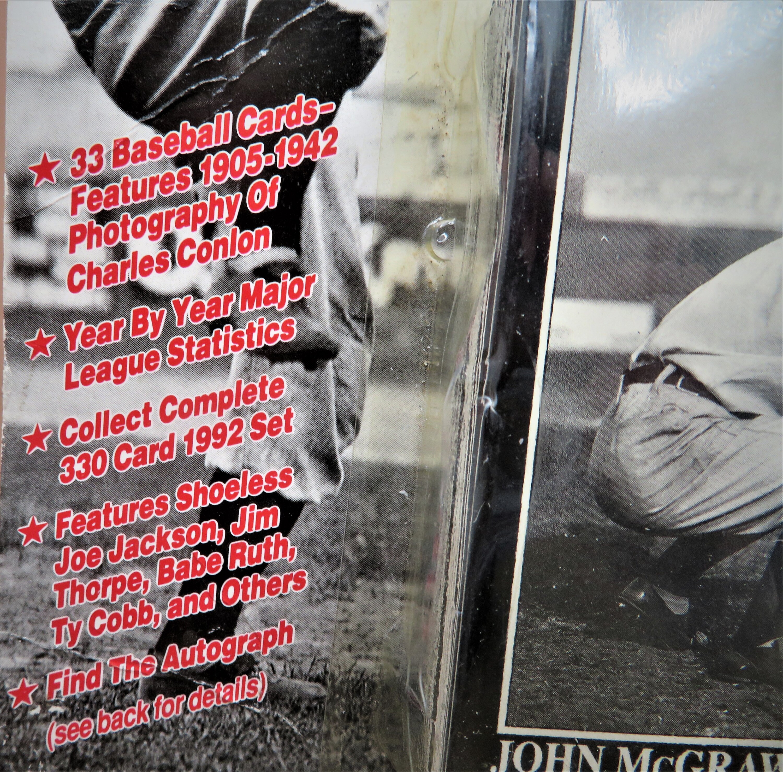 1992 Conlon Collection 33 Cards Like New the Sporting News Black