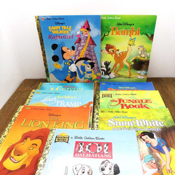 Wald Disney’s Little Golden Books 1990’s by Golden Books Publishing Company