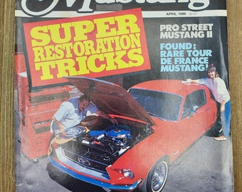 Hot Rod Magazine Mustang APRIL 1986 Build a Bulletproof C-4 Trans
