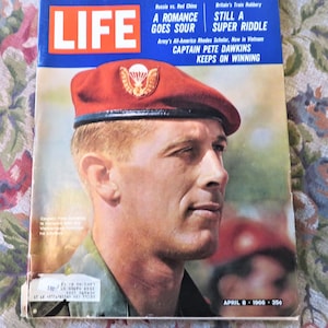 Life magazine - April 8, 1966 - Captain Pete Dawkins cover