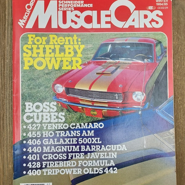 Muscle Cars Winter 1984/1985  '85 Muscle: Winners or Wimps? Magazine