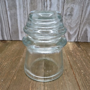 Clear Insulator Hemingray 16 Telegraph Telephone Antique - Made in USA