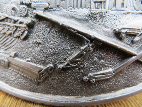 Alloway Rau Limited Edition #931220 Farming Pewter Belt Buckle-Excellent View 3