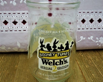 Welch's Jelly Glass Sylvester and Tweety Looney Tunes Special Edition #2, 1995