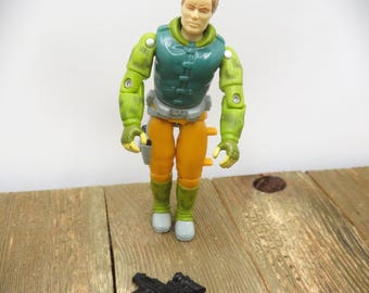 GI Joe 1990 Captain Grid-Iron Vintage Military Action Figure