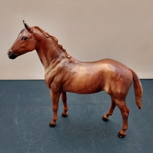1970&#39;s Breyer Molding Co Horse Red-Brown - Made in U.S.A.