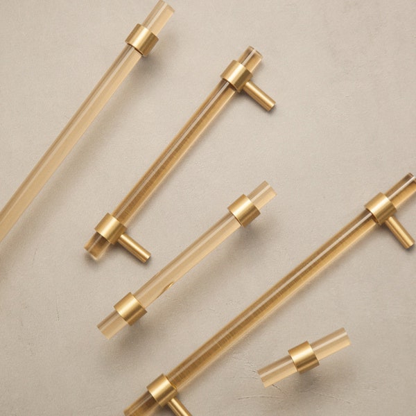 Champagne Brass Handles Etsy