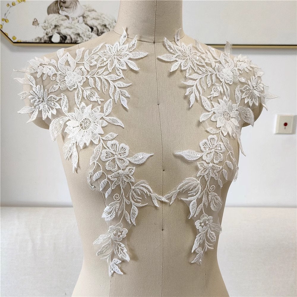chinese dress ladies NORAH / Two Piece Wedding Dress Set With Lightly Embellished Crop Top