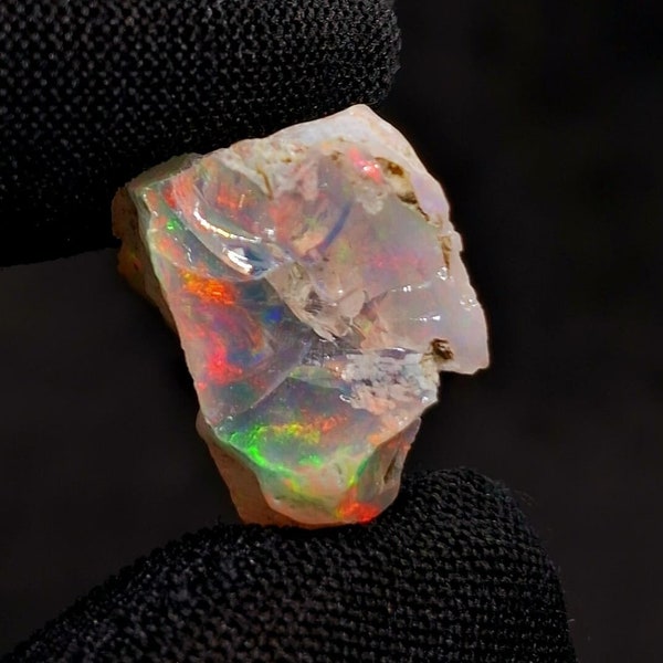 Opal Raw, Crystal Opal Raw, Opal Raw Stone, Fire Opal Raw, Ethiopian Opal Rough, Opal Rough, Genuine Opal Stone Size 19x16x12mm