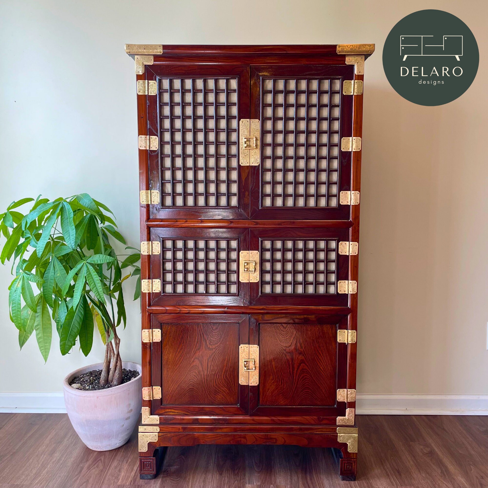 Oriental furniture korean antique style liquor cabinet wine online bar