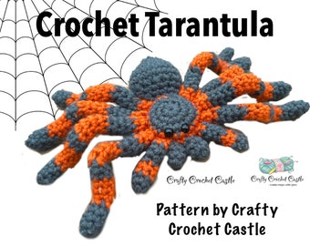 Crochet Tarantula, PDF PATTERN ONLY, English