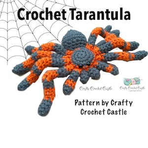 Crochet Tarantula, PDF PATTERN ONLY, English