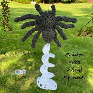 Crochet Spider Web Wind Spinner, PDF PATTERN ONLY, English