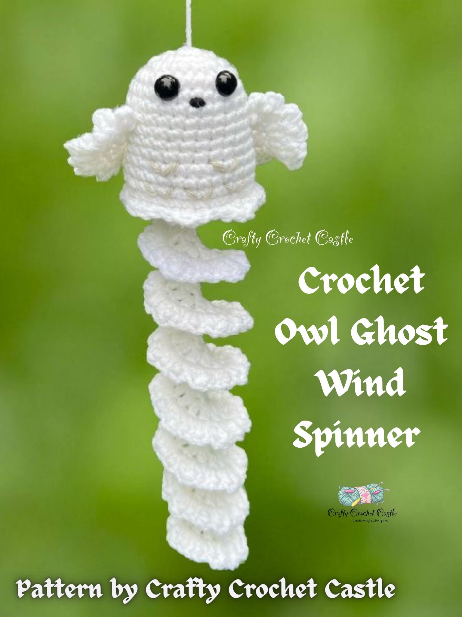 How To Crochet Wind Spinner Using Scrap Yarns Quick & Easy 