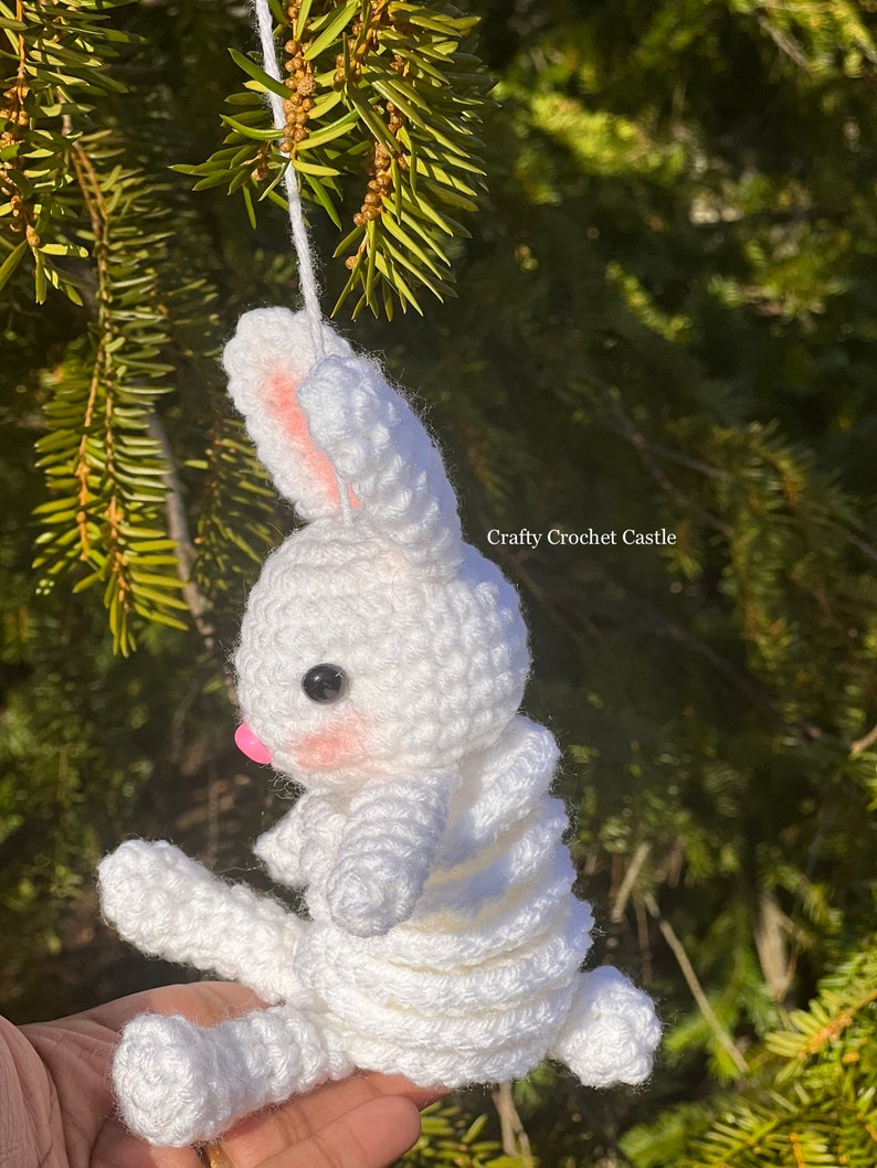 Crochet Bunny Wind Spinner, PDF PATTERN ONLY, English image 6