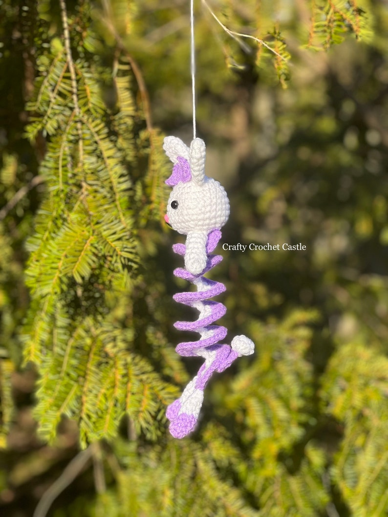 Crochet Bunny Wind Spinner, PDF PATTERN ONLY, English image 3