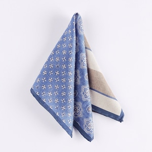 Handmade %100 Pure Silk Pocket Squares, Silk Handkerchief, Handmade Unisex Handkerchief, Gift for Men and Women. PSD07