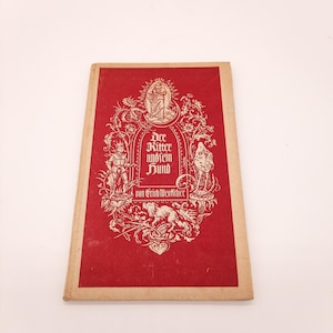 Antique book: The Knight and his Dog by Erich Wentscher - A Legend | Hans Heinrich Tillgner-Verlag, Potsdam | 1920 | Fraktur script
