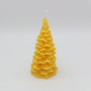 Kerstboom / kerstboom / kerstboom - kaars van pure bijenwas - handgemaakt - rechtstreeks van de imker - bijenwaskaars