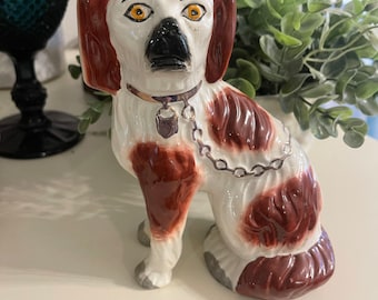 Staffordshire Mantle dog 19th century