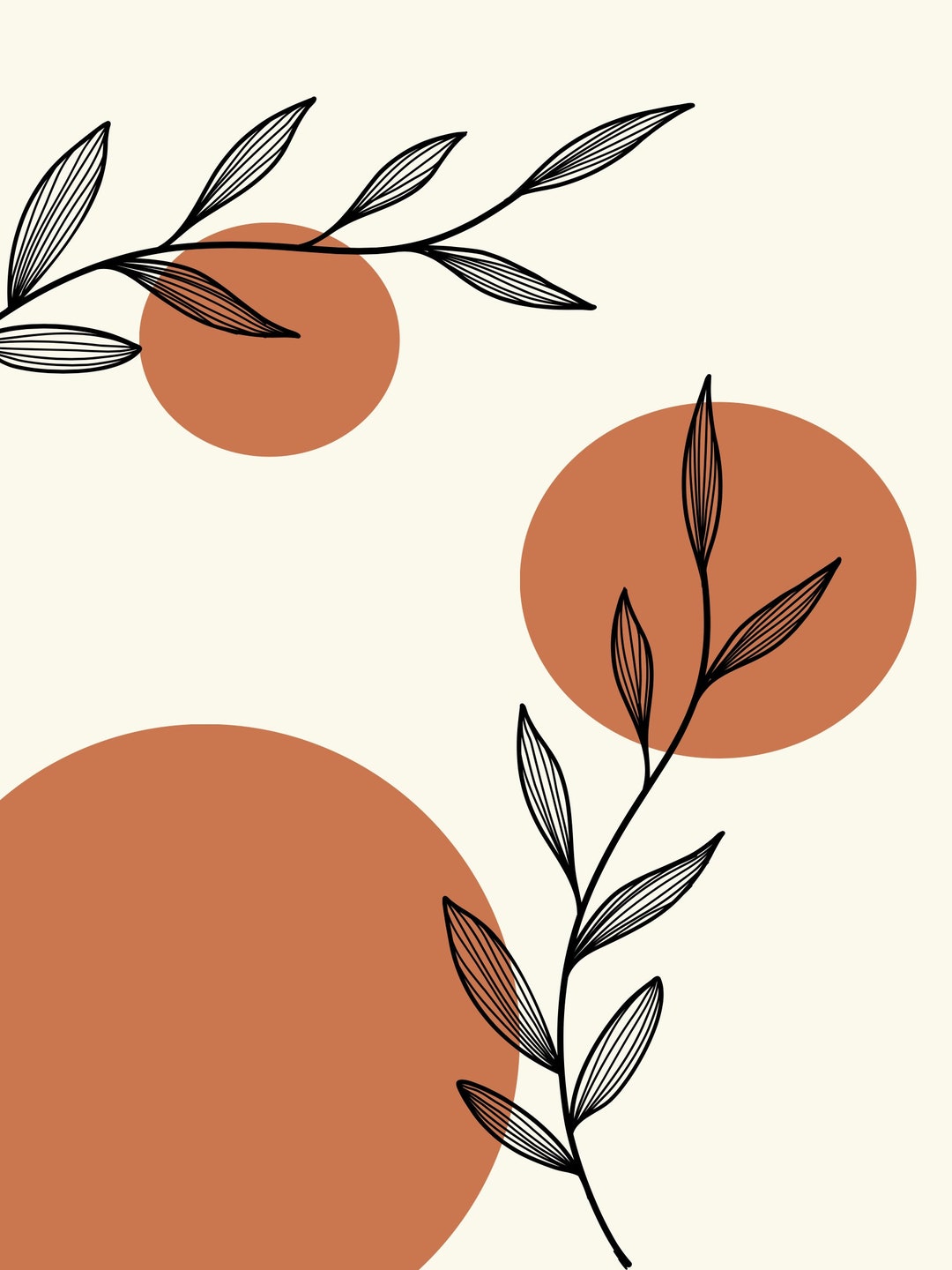 Neutral Floral Screensaver Etsy