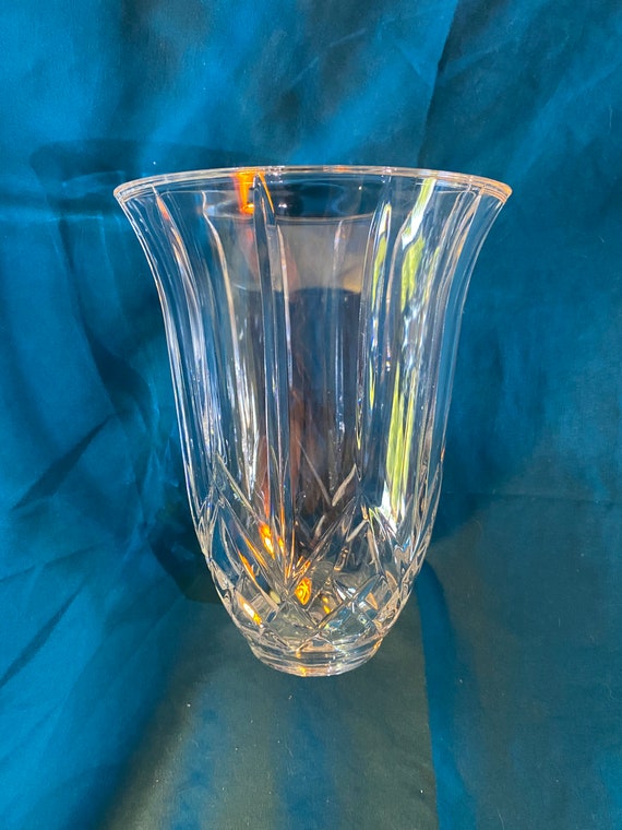 12 24 Lead Crystal Deplomb Candle Holder Vase Top Etsy
