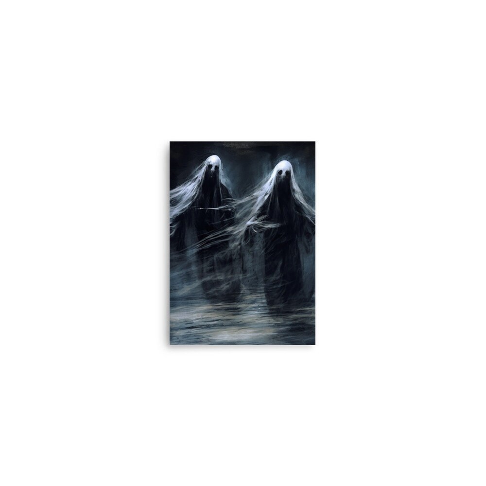 HAUNTED ELEGY / Poster Digital Print / Dark Academia Decor / Framed