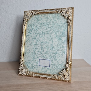 Vintage Danish picture frame - Convex photo frame - Vintage decorative frame.