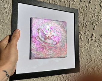 Fluid (Acrylic) Art Tile With Frame