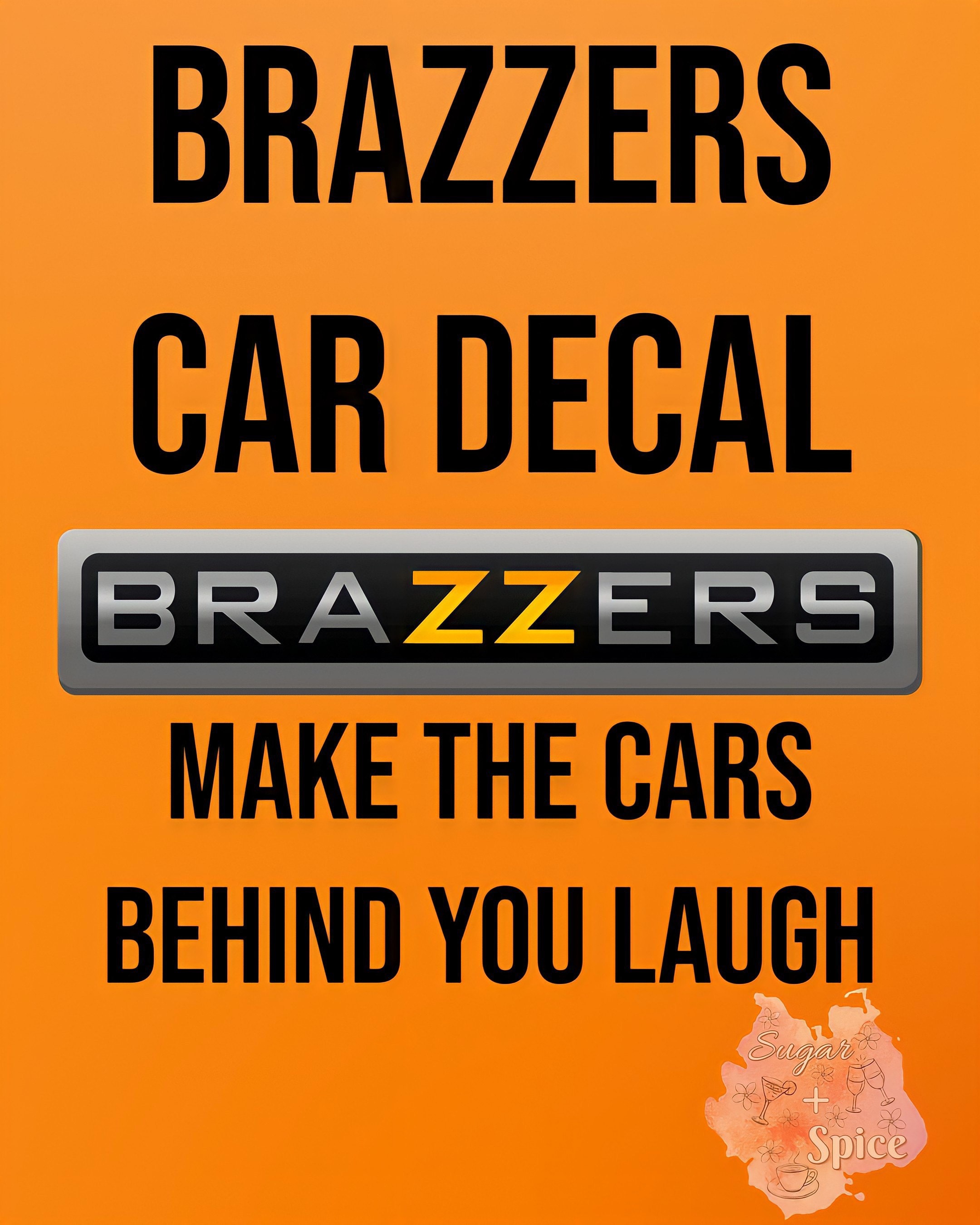 Buy Brazzers Nsfw Funny Car Decal Bumper Sticker Includes Transfer