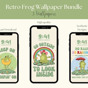 Iphone Wallpaper Bundle | Retro Aesthetic Mobile Wallpaper | IOS Wallpapers | Wallpaper Variety Pack | Digital Download