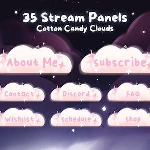 35 Pink Twitch Panels | Twitch Panels Cozy | Twitch Stream | Cozy Twitch | Cottagecore Twitch | Stream Panels | Kawaii | Stream Overlay