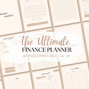 Printable Budget Planner Bundle  | Budget Planner Kit  | Weekly Budget Template | Finance Tracker |  Monthly Budget Diary
