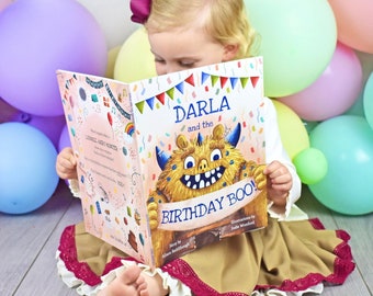 Personalised Birthday Book – "The Birthday BOO!" Custom Story Keepsake