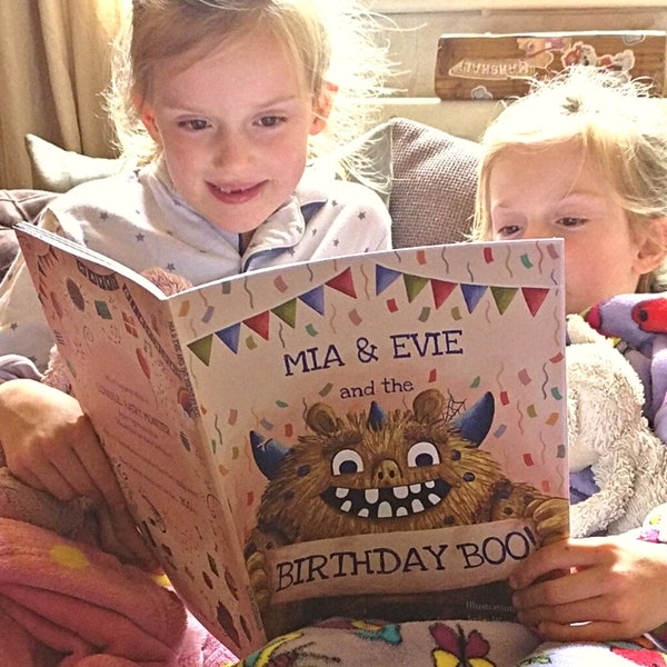 Personalized Book for Twins Birthday Etsy