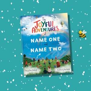 Personalized Christmas Gift - ’Joyful Adventures’ Custom Book for 2 - a Keepsake Gift that includes all the family