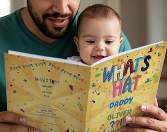 Personalised Daddy & Children's Book for Father's Day – 'What's That??!!' Keepsake