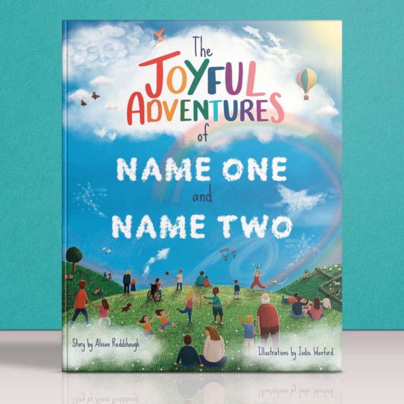 Personalized Siblings gift 'Joyful Adventures' Book for 2 a Custom Keepsake Gift for Brothers and Sisters and Twins imagen 2