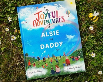 Daddy Father's Day Gift - 'Joyful Adventure' personalised story for Daddy and Child to share, a beautiful book for Dad’s Xmas or Birthday