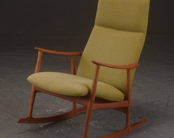 Teak rocking chair Danish design from the 70s