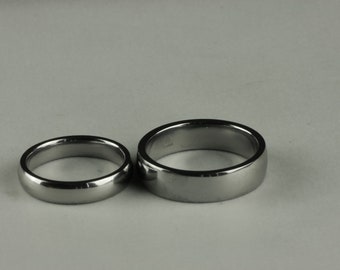 tantalum wedding bands, 100% handmade, wedding rings, OOAK, "black gold" rings, unique look, dark grey wedding rings, simple, graphit rings