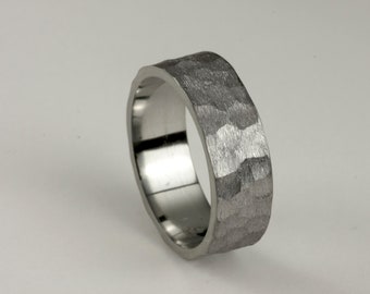 tantalum wedding ring, 100% handmade, wedding ring, OOAK, "black gold" ring, unique look, dark grey wedding ring, simple, graphit ring
