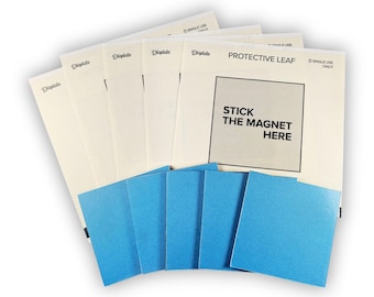 5 Displate Magnetsets - Originale neue Wandhalterung, Befestigung für Metallschilder & Bilder. Magnet-System Metallbilder Aufhängung