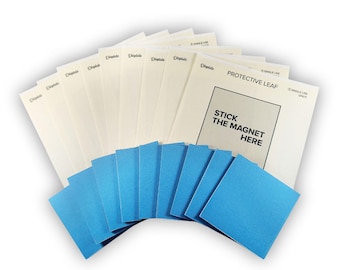 9 Displate Magnet Aufhängungen. Originale neue Wandhalterung, Befestigung für Metallschilder und Bilder. Selbstklebende Magnetwandhalterung